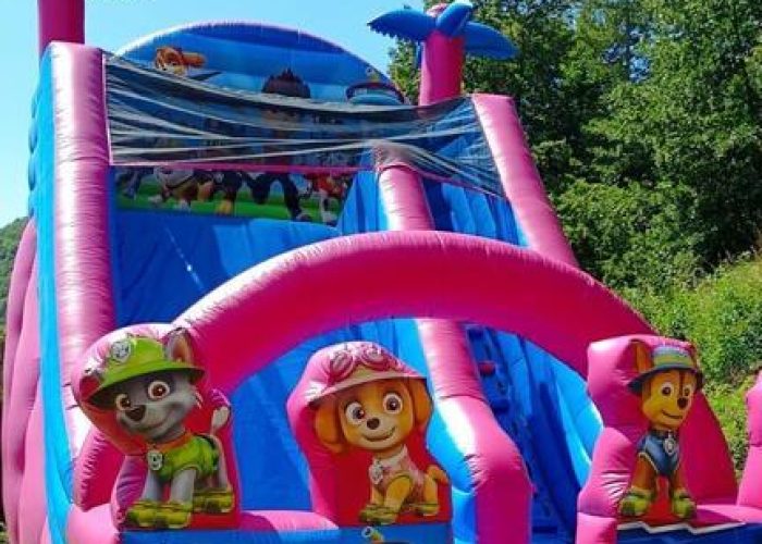 Labková patrola ružová maxi šmykľavka